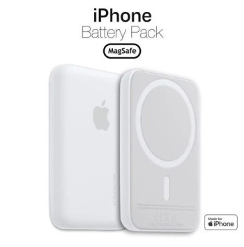 Зарядное устр-во Power Bank MagSafe (Lightning) 5000mAh белые