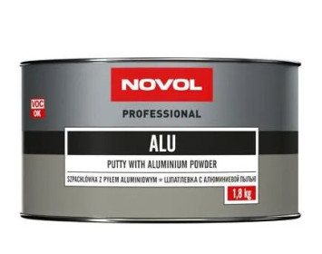Шпатлёвка Novol ALU с алюминием 1,8кг (исключает растрескивание при темпер. перепадах)