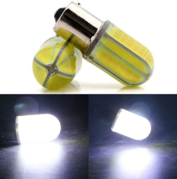 SOLAR  Свет-од  12V  T15  COB  21W   BA15S белый