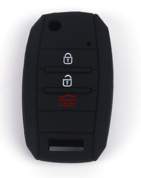 Чехол силиконовый для ключа зажигания KIA (три кнопки) №2
