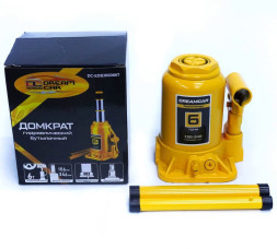 Домкрат гидравл. телескоп  6т. 2х-штоковый  подъем 156-346мм  "DC"