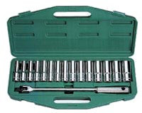 Инструмент HANS. Набор головок глубоких 1/2" 16 предм.