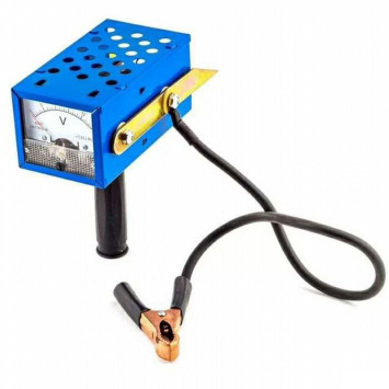 Вилка нагрузочная для АКБ 12V,до 190А/ч, стрелочная ВИН-100