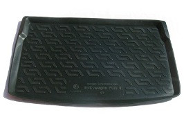 Коврик багажн.  Volkswagen Polo V HB (09-)   (РЕЗИНА)
