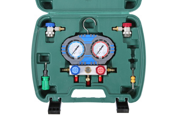 Манометрический коллектор NORDBERG NFG32K со шлангами и муфтами в кейсе