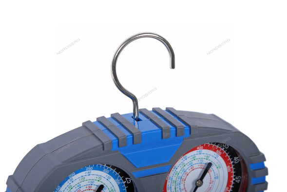 Манометрический коллектор NORDBERG NFG32K со шлангами и муфтами в кейсе