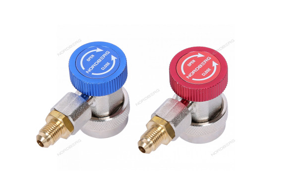 Манометрический коллектор NORDBERG NFG32K со шлангами и муфтами в кейсе