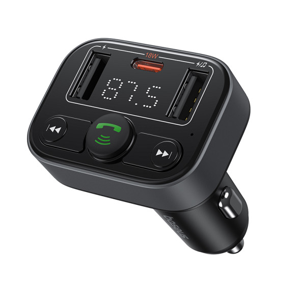 FM - Модулятор  Baseus + 2USB, Bluetooth