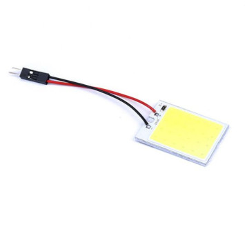 SOLAR  Свет-од площадка  12V  COB (36x26мм) без переходников белый