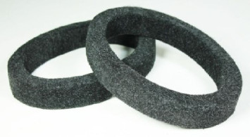 Подставки под колонки  ПОДИУМЫ  6&quot; х 9&quot; (плоский , высота 5,5см)  карпет Черный  (2 шт.)