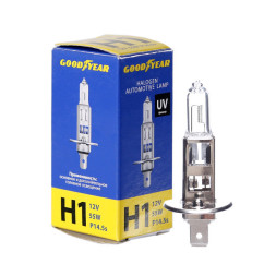 Автолампа GOODYEAR  12V  Н1  55W  P14,5s  (картон)