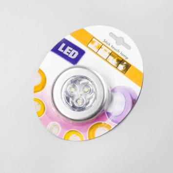 Фонарик 3 LED 3M скотч  150х80мм