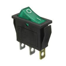 ЭТ Кнопка FOTEK 30*13,6мм, 250 Вольт/15 Ампер Зеленый