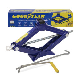 Домкрат ромб 1,5 т Goodyear GY-SJ-02  100-385 мм со съемной ручкой