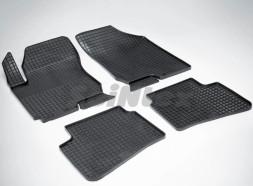 Коврики резиновые   KIA Ceed II с 2007-2012г.  СЕТКА