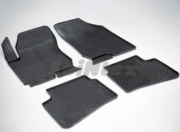 Коврики резиновые   KIA Ceed II с 2007-2012г.  СЕТКА