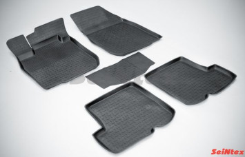 Коврики резиновые   Renault Sandero с 2009г.-  БОРТ