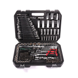 DC Набор инструмента 1/2&quot; &amp; 3/8&quot; &amp; 1/4&quot;,  218 предмета  (6 гр.)