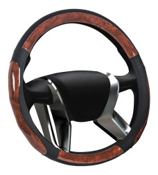 Оплетка на руль SENATOR Oregon ДЕРЕВО (кожа нескользящая)