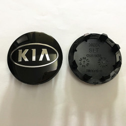 Заглушка (колпачок) на литой диск мод. KIA  черный  ( D58/D50)