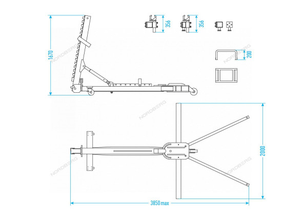 Подкатной стапель NORDBERG BAS14