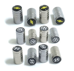 Колпачки на нипель Jaguar (кошка)  Хром (к-т 4шт)