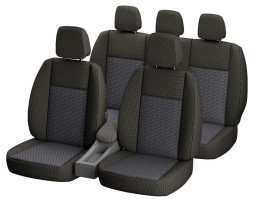 Набор чехлов  Универсальные  гобелен, темно-серый