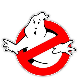 Наклейка &quot;Приведение&quot;   (11*13см)