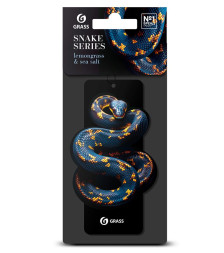 GRASS  Освежитель воздуха листик "Змея" лемонграсс и морская соль