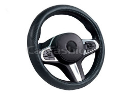 Оплетка на руль CF MAGNUM - М, Чёрный/Чёрный/Красный