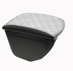 Подлокотник мод. Chevrolet / Daewoo Lanos c 1997г.-  чёрный/белый/белый  РОМБ