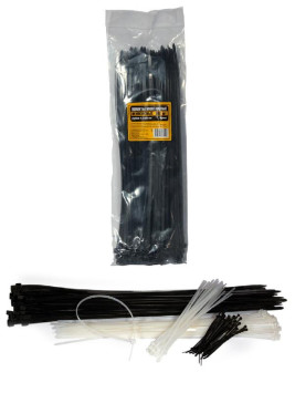 Хомуты пластик \&quot;Nova Bright\&quot;  250х3,6 черный (уп.25шт)