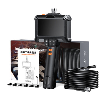 Камера-эндоскоп 8мм 5м. 8led 4,3" с акб 2000Mah влагозащита Full-HD поворотный PRO