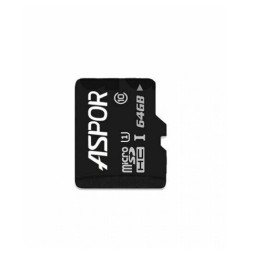 Карта памяти 64Gb Micro-SD Aspor Class10