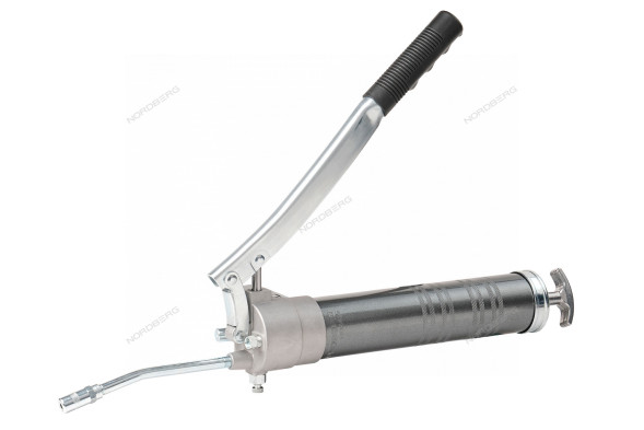 Шприц плунжерный NORDBERG NO2405 для густой смазки с быстросъёмным соединением головки на тубу (400 мл) 