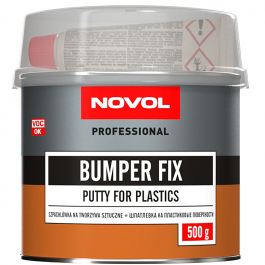 Шпатлёвка Novol BUMPER FIX 0,5кг (для ремонта пластиковых элементов)