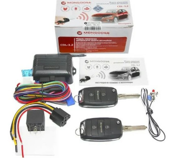Модуль управления центральным замком Mongoose CDL 3.2 (блокировка двигателя) выкидной ключ