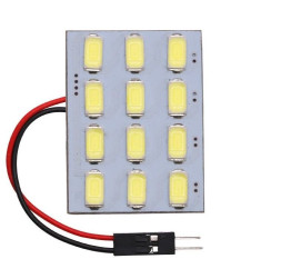 SOLAR  Свет-од площадка  12V  SMD 12  (56x30мм)  белый