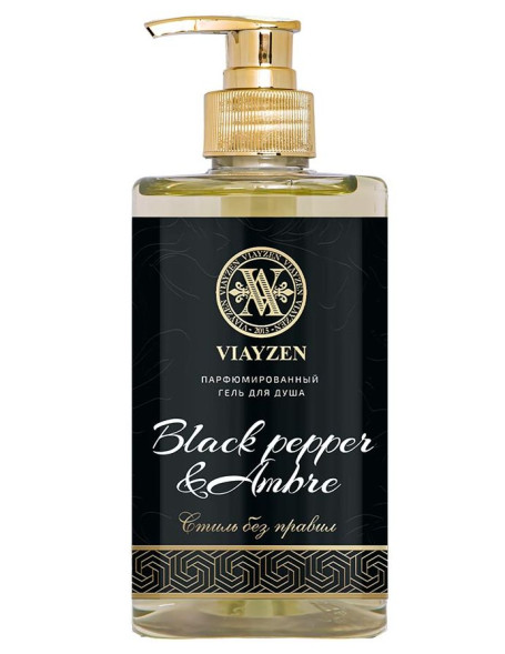 VIAYZEN Жидкое мыло парфюмированное  300мл.  Black pepper&amp;Ambre, Neroli  Zielinski&amp;Rozen (мужской)