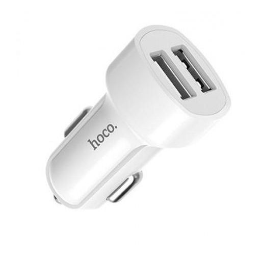 АЗУ  HOCO  2USB (12/24V - 5V 1.5A)  белый