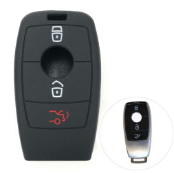 Чехол силиконовый для ключа зажигания  MERCEDES (три кнопки) №1