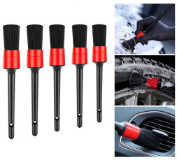 Щетки для детейлинга автомобиля (комплект 5 шт)