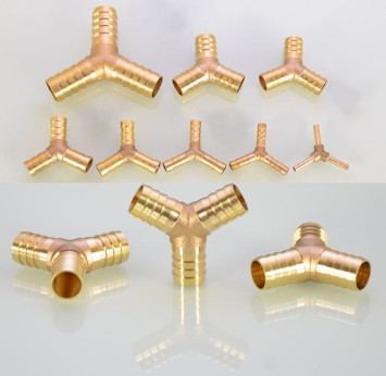 Аварийный переходник ёлочка Y-образный   6мм, медь