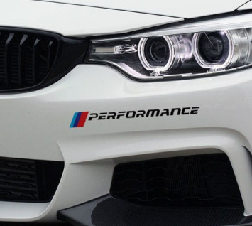 Наклейка &quot;BMW M Performance&quot;  28см. черный