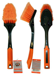 Щетка для мойки "Li-Sa" для труднодоступных мест, обрезиновая ручка (40см) (LS006)