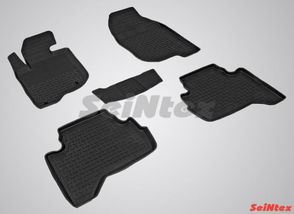 Коврики резиновые   Mitsubishi  L200 2006-2015г. БОРТ