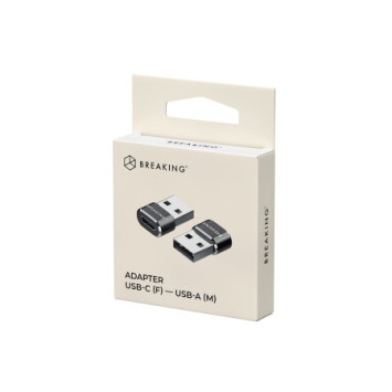 Адаптер  USB- TYPE-C  (Черный)