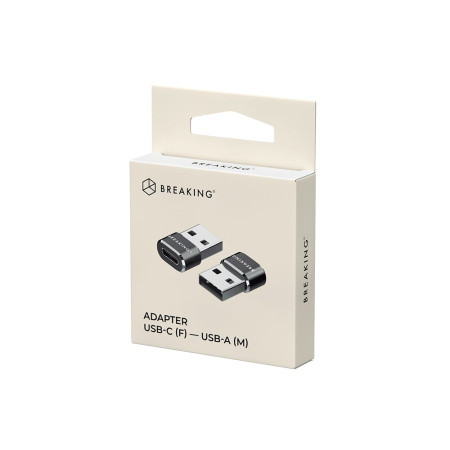 Адаптер  USB- TYPE-C  (Черный)