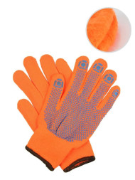 Перчатки полиакрилонитрильные плюшевые с ПВХ покрытием 2шт.