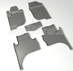 Коврики резиновые Mitsubishi L200 с 2015г.- БОРТ